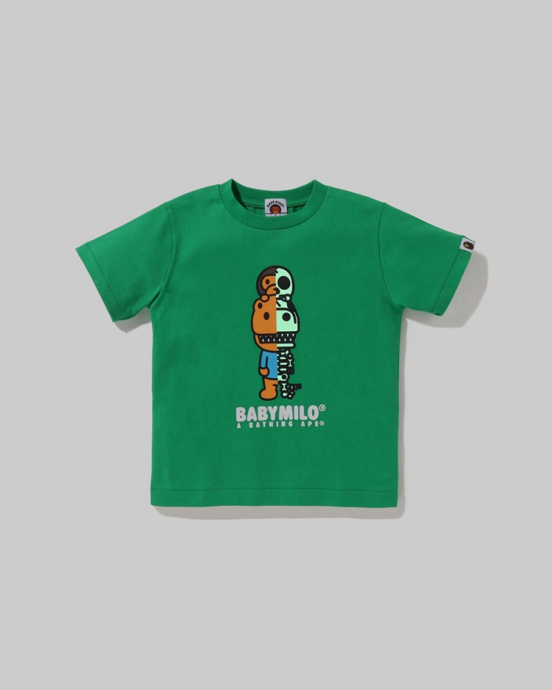 Hauts Bape Glow In The Dark Rex Bone Vert Enfant | AMU-97392150